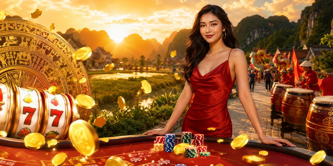 Không khí lễ hội và giải trí trực tuyến tại Ninh Bình, người dùng tham gia trò chơi và đặt kèo qua điện thoại